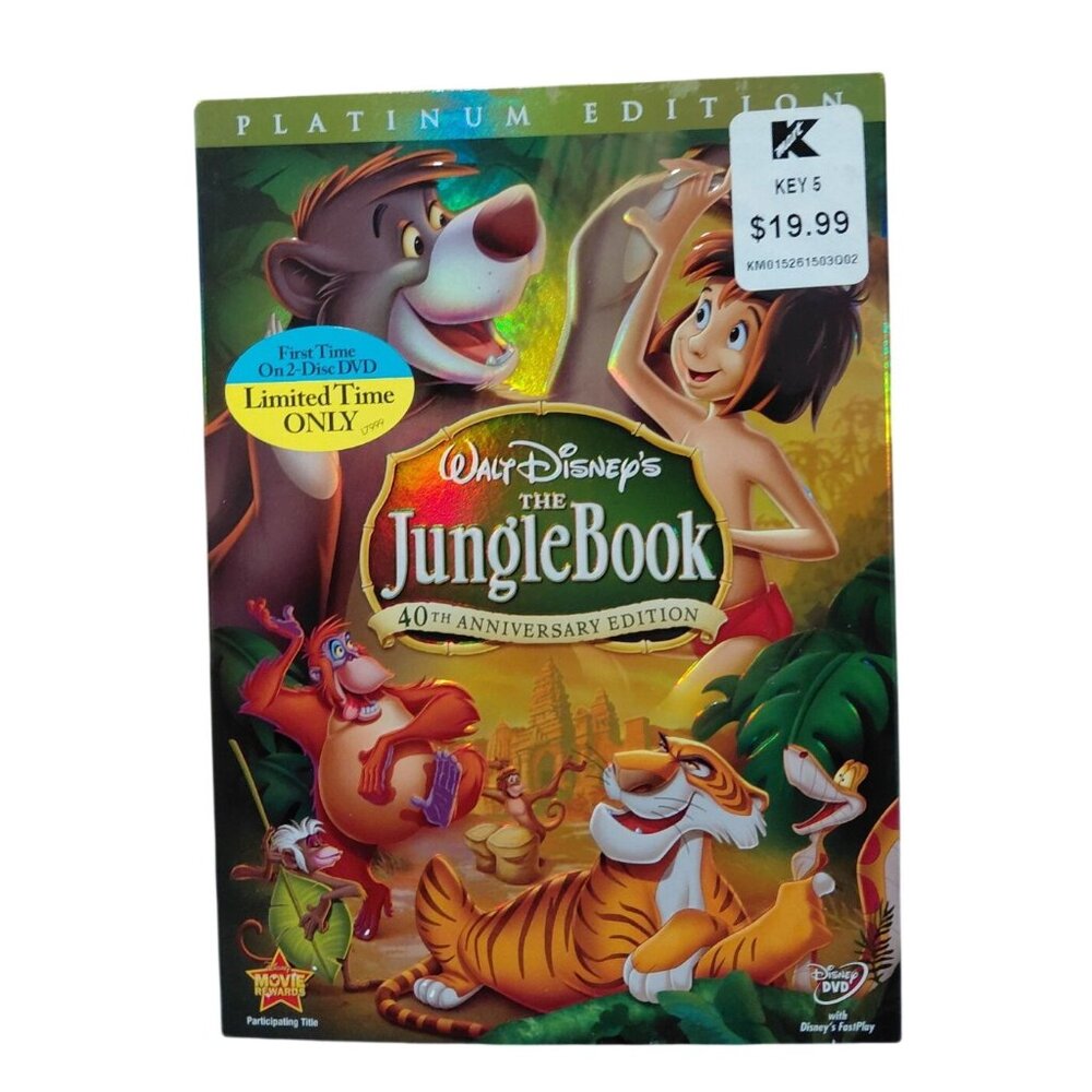 Walt Disneys The Jungle Book 40th Anniversary Platinum Edition DVD